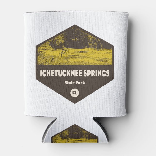 Ichetucknee Springs State Park Florida Can Cooler (Front)