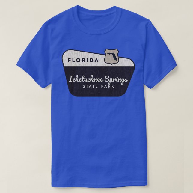Ichetucknee Springs State Park Florida Welcome Sig T-Shirt (Design Front)