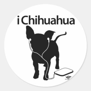 iChihuahua! Classic Round Sticker