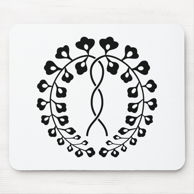 Ichijo wisteria mouse mat (Front)