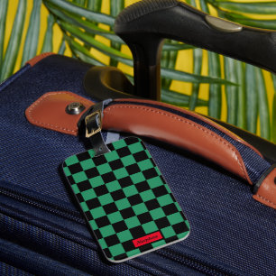 Ichimatsu Chequered pattern iPhone / iPad case Luggage Tag