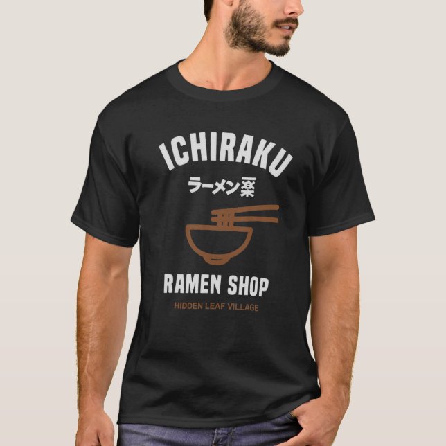 Ichiraku Ramen Shop Hidden Leaf Village Japanese A T-Shirt (Front)