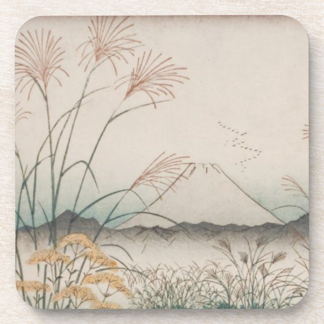 Ichiryusai Hiroshige Coaster (Front)