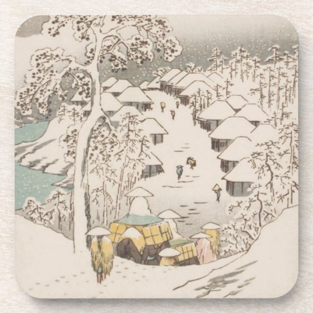 Ichiryusai Hiroshige Coaster (Front)