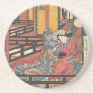 Ichiryusai Hiroshige Coaster