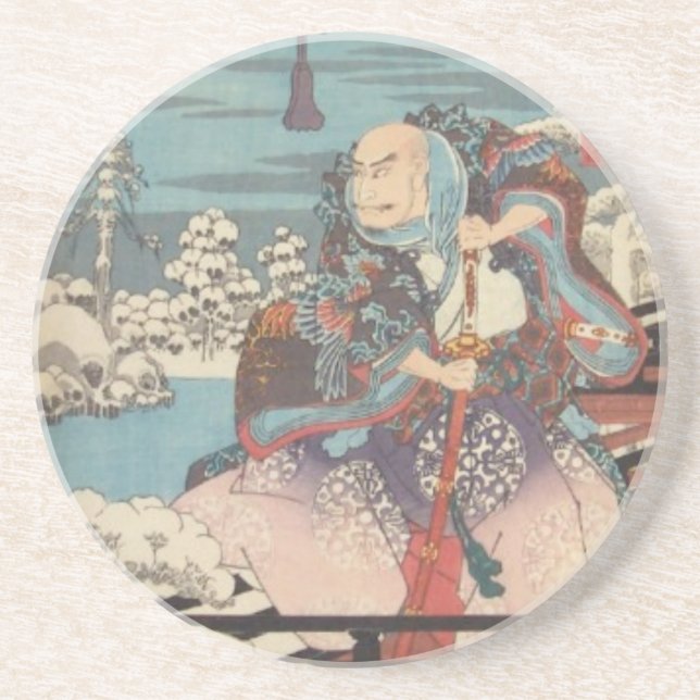 Ichiryusai Hiroshige Coaster (Front)