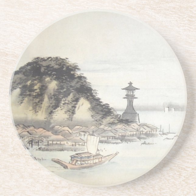 Ichiryusai Hiroshige Coaster (Front)