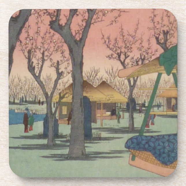 Ichiryusai Hiroshige Coaster (Front)