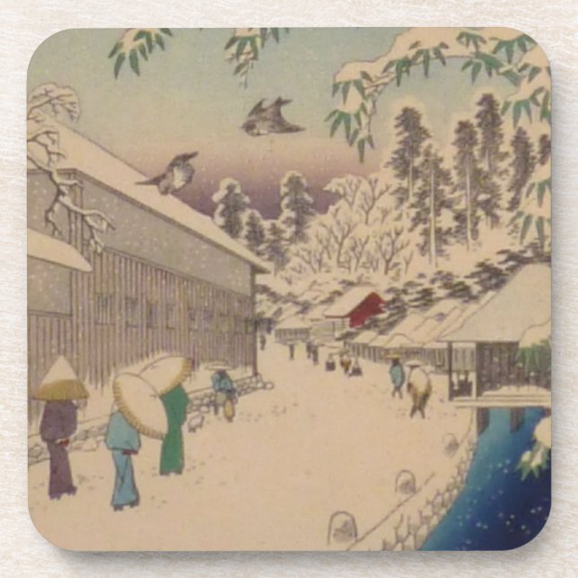 Ichiryusai Hiroshige Coaster (Front)