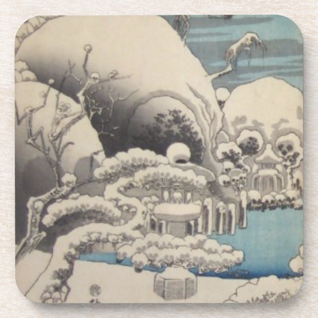 Ichiryusai Hiroshige Coaster (1:3) (Front)