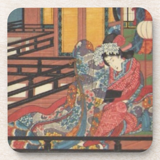 Ichiryusai Hiroshige Coaster (3:3) (Front)