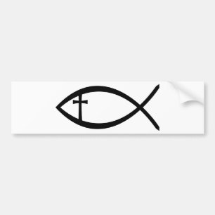 Ichthus Christian Fish Bumper Sticker