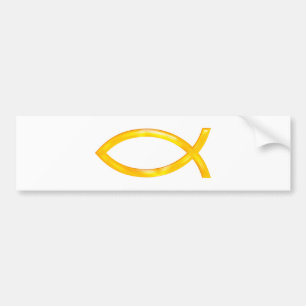 Ichthus - Christian Fish Symbol Bumper Sticker