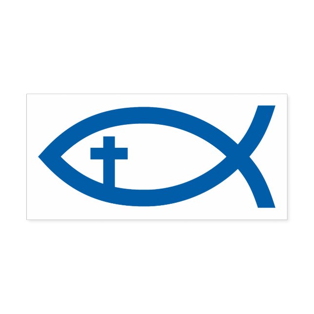 Ichthus | Christian Fish Symbol Self-inking Stamp (Design)