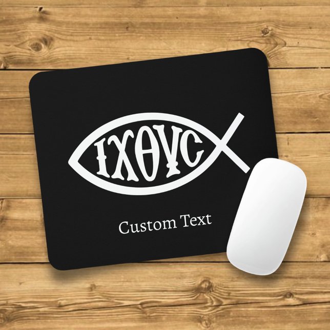 Ichthys Christian Symbol Mouse Mat (Creator Uploaded)