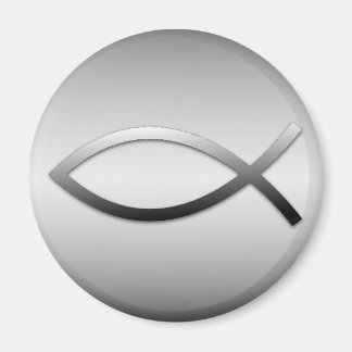 Ichthys Jesus Fish Christian Symbol Magnet