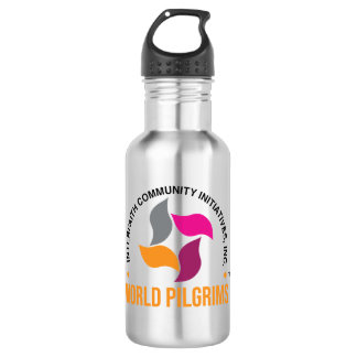 ICI World Pilgrims Branded Water Bottle (Silver)