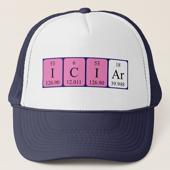 Iciar periodic table name hat (Front)