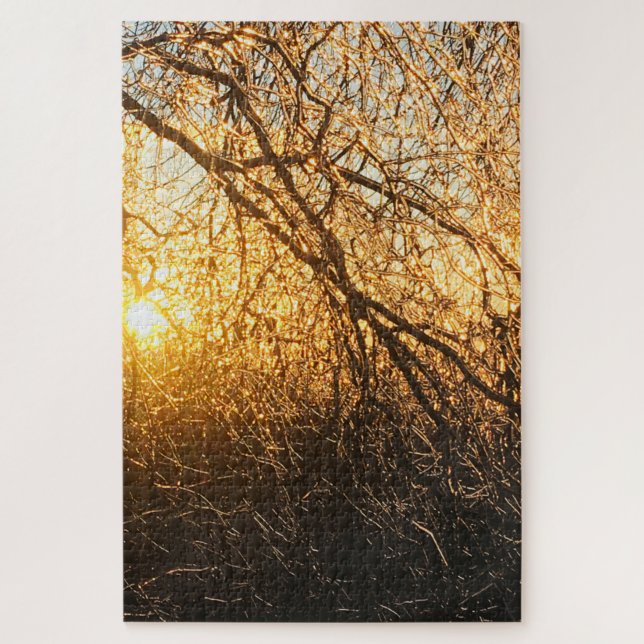 icicle branches jigsaw puzzle (Vertical)