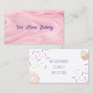 Icing bakery business card