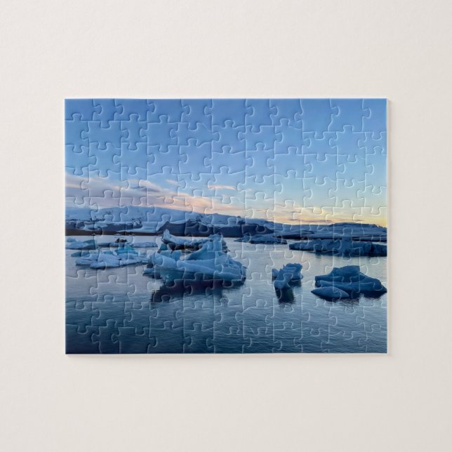 Icleand glacier lagoon puzzle (Horizontal)
