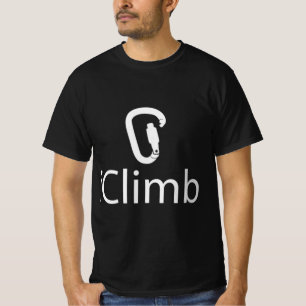Iclimb Fun Rock Climbing Cute Climber Humor T-Shirt