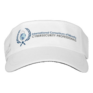 ICMCP Logo'd Visor, White Visor