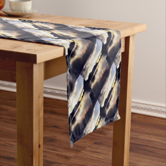 Icmeler Sunrise Romantic Landscape Art Short Table Runner