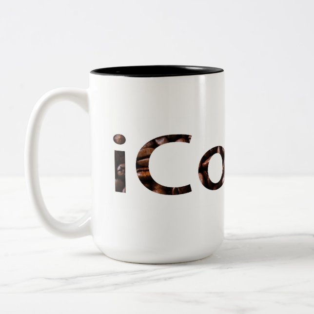iCoffee Two-Tone Coffee Mug (Left)