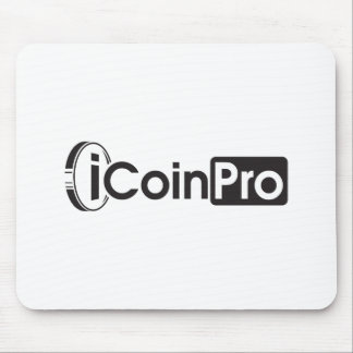 iCoinProLogo Black Mouse Mat