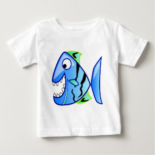 icon-27971  icon blue fish theme apps piranha CUTE Baby T-Shirt