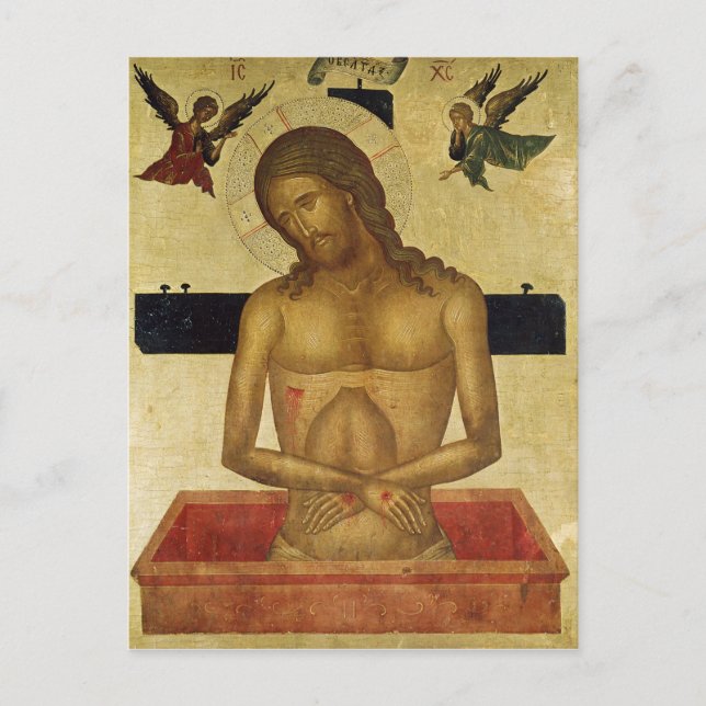 Icon depicting Christ in the tomb Postcard (Front)