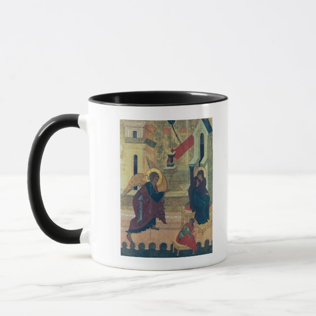 Icon depicting the Annunciation Mug (Left)
