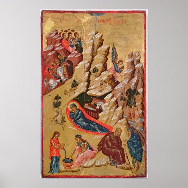 Icon depicting the Nativity Poster (Front)