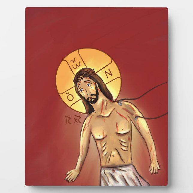 Icon of Christ Plaque (Front)