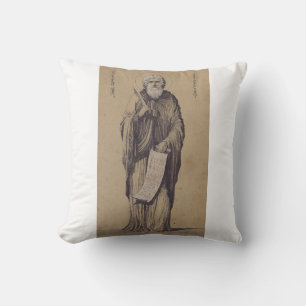 Icon of Saint Elijah the Prophet Holy Art Cushion