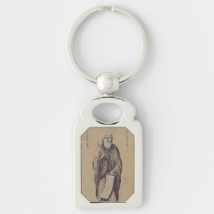 Icon of Saint Elijah the Prophet Holy Art Key Ring