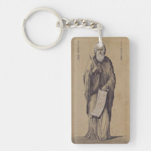 Icon of Saint Elijah the Prophet Holy Art Key Ring