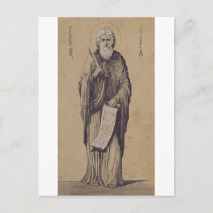 Icon of Saint Elijah the Prophet Holy Art Postcard