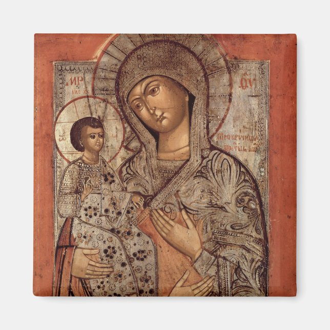 Icon of the Blessed Virgin with Three Hands Magnet (Front)