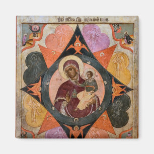 Icon of the Mother of God of the Burning Bush Magnet