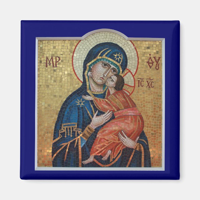 Icon of the Theotokos magnet (Front)