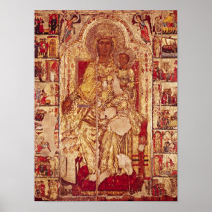 Icon of the Virgin and Child, c.1300 Poster