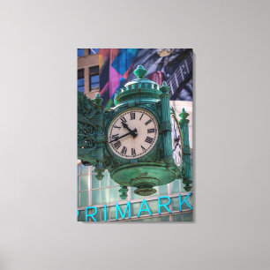 Icon Time Over State St Colour Portrait Canvas Print