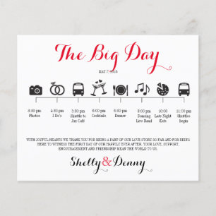 Icon Wedding Itinerary