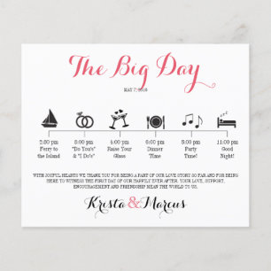 Icon Wedding Itinerary - Destination Wedding