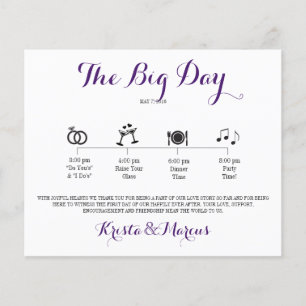 Icon Wedding Itinerary - Destination Wedding