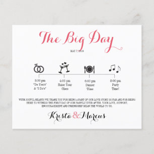 Icon Wedding Itinerary - Destination Wedding