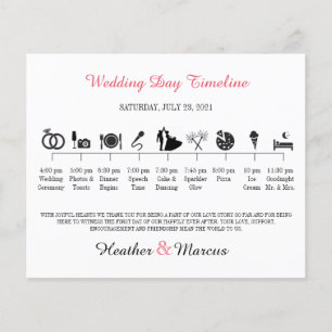 Icon Wedding Timeline Program