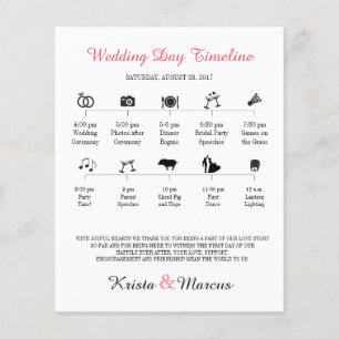 Icon Wedding Timeline Program